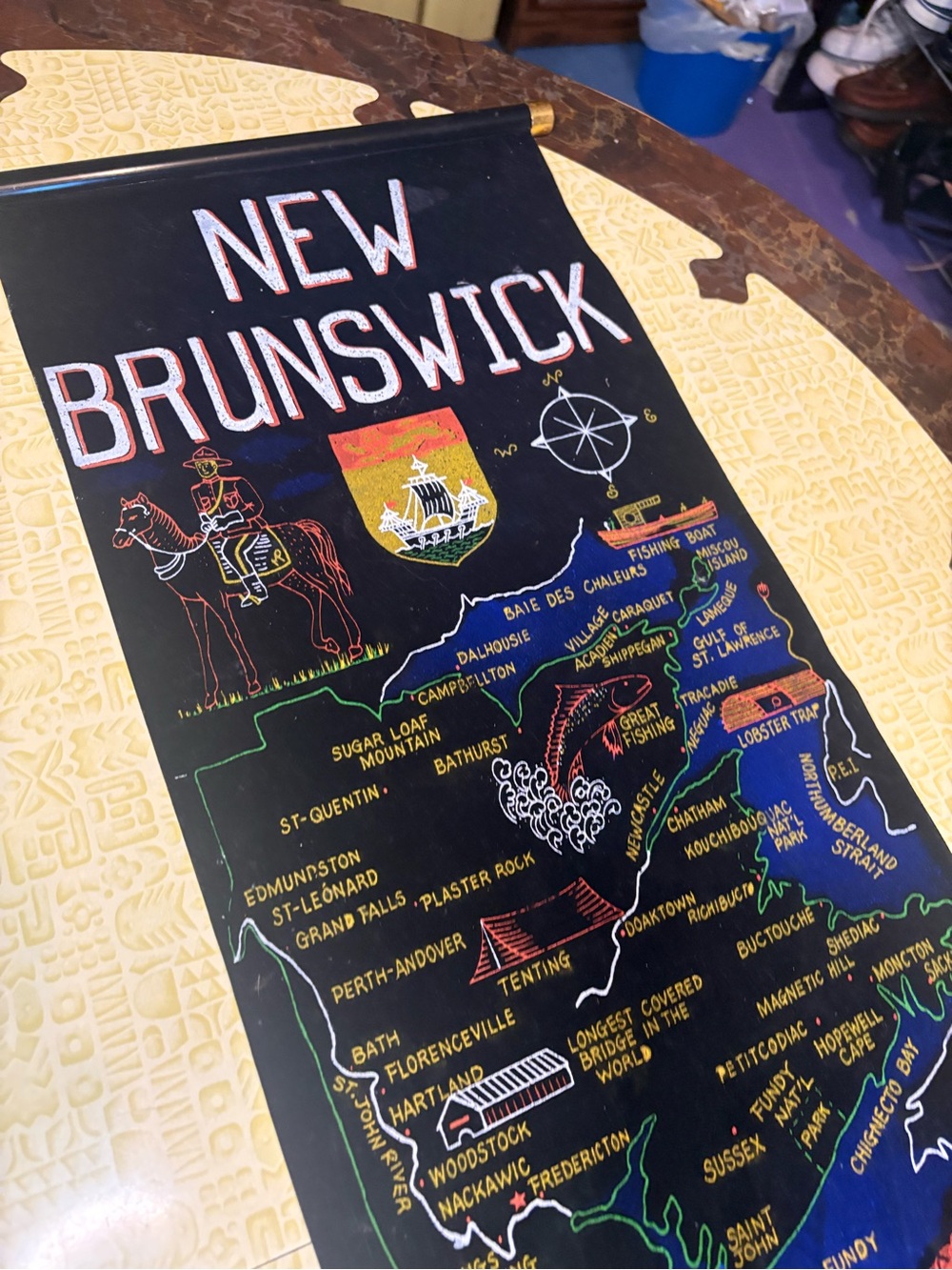 Vintage New Brunswick Wall Hanging - The Picture Province - Picture 6 of 7